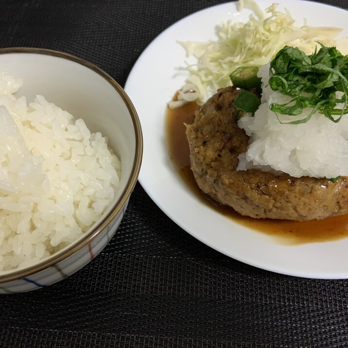 肉不使用　ペスカタリアンが作る和風ハンバーグ